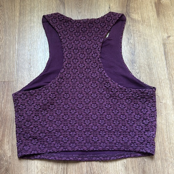 Urban Outfitters Kimchi Blue Lace Racerback Crop Tank - Picture 5 of 8